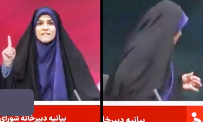 Iranian news agency was struck during live TV broadcast