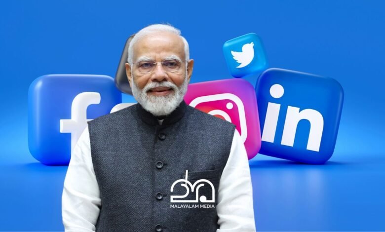 Narendra Modi social media engagement