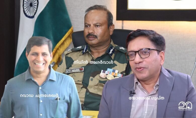 Nitin Agarwal IPS, Ravada chandrasekhar IPS and Yogesh Gupta IPS