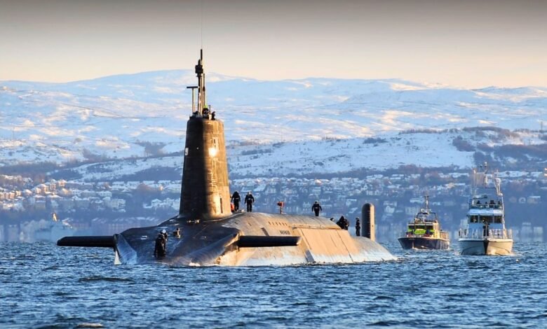 Royal Navy anti-submarine exercise