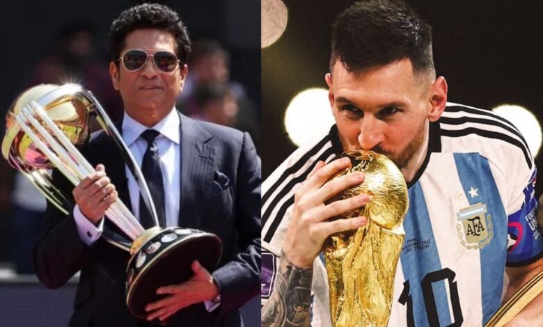 Sachin Tendulkar and Lionel Messi