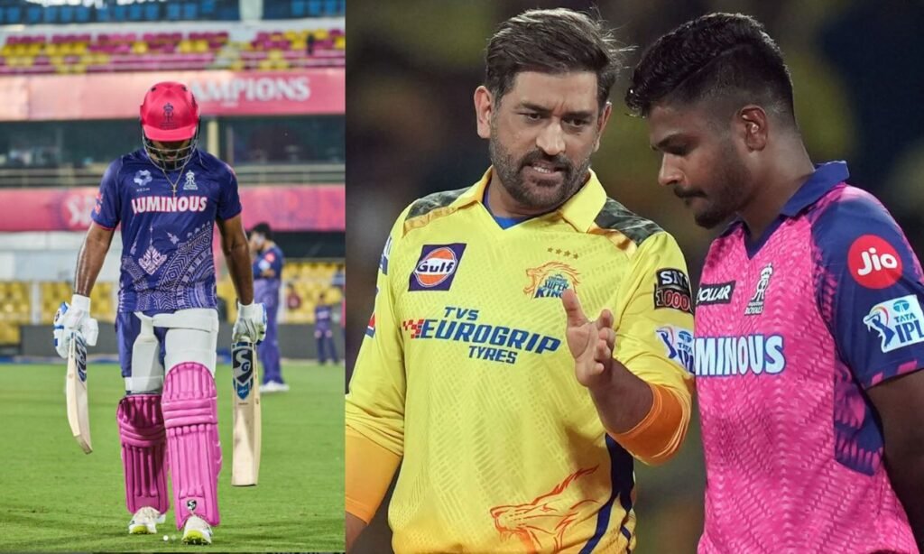 Sanju Samson Rajasthan Royals - MS Dhoni Chennai Super Kings