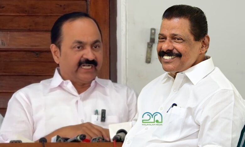 VD Satheesan and MV Govindan