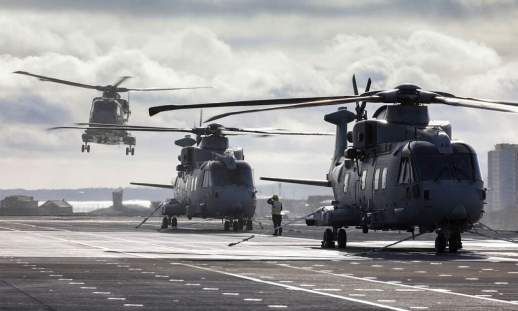 merlin helicopter british army