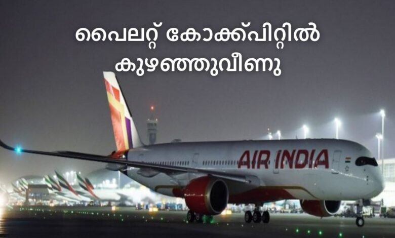 Air India pilot collapses