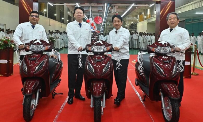 Honda India two-wheeler market share