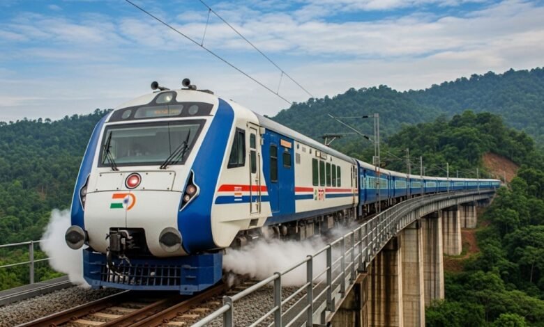 India Northeast railway connectivity -AI Generated Image