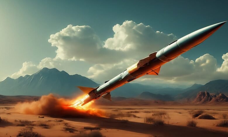 India hypersonic missile test - AI generated Image