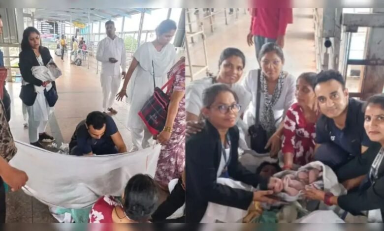 Indian Army doctor delivers baby on platform