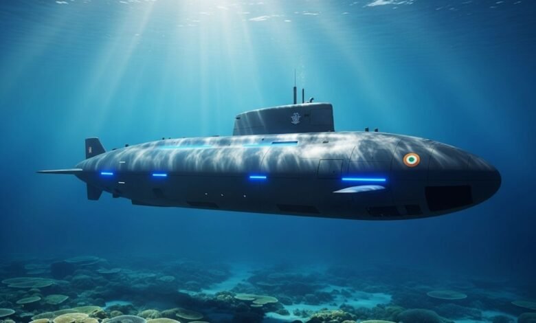 Indian Navy unmanned submarine - AI Generated Image