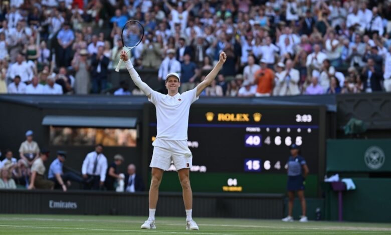 Jannik Sinner wins Wimbledon 2025