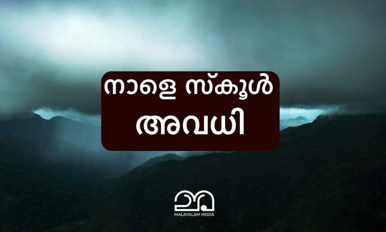 Kerala school holiday rain