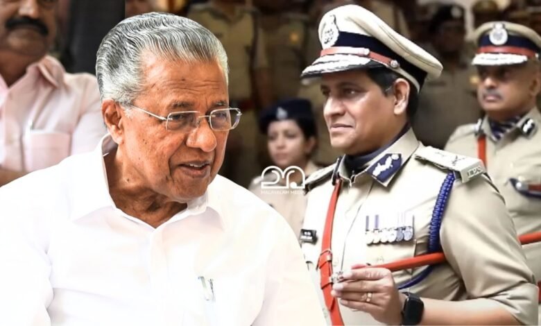 Pinarayi Vijayan and Ravada A Chandrasekhar IPS