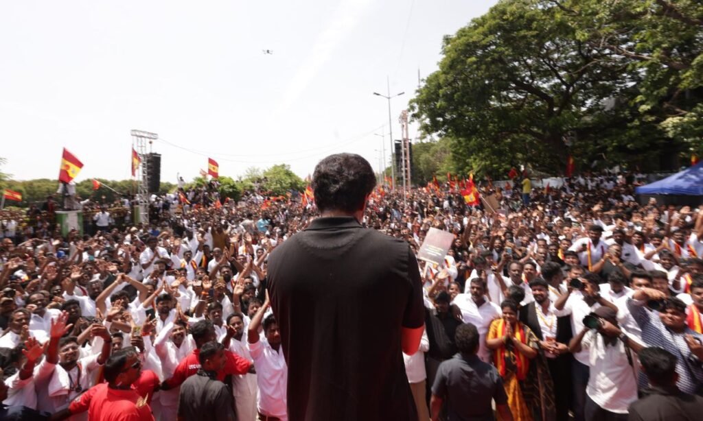Thalapathy Vijay TVK Protest Tamil Nadu