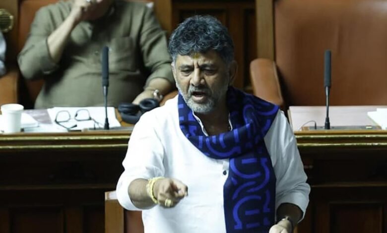 DK Shivakumar RSS anthem apology