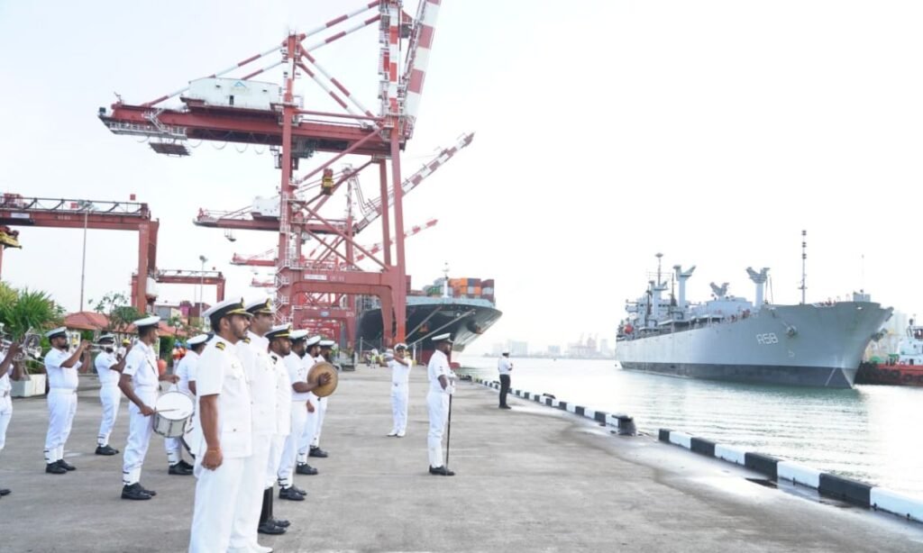 INDIAN NAVAL SHIPS IN SRI LANKA