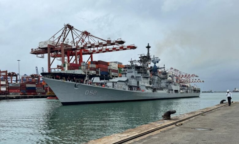 INDIAN NAVAL SHIPS IN SRI LANKA FOR SLINEX - 25