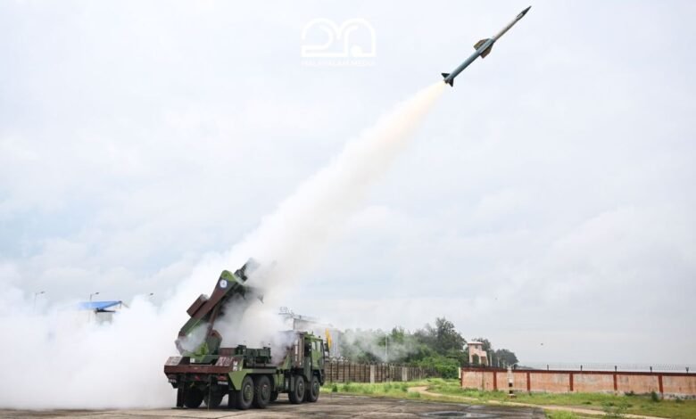 India Integrated Air Defence Weapon System test