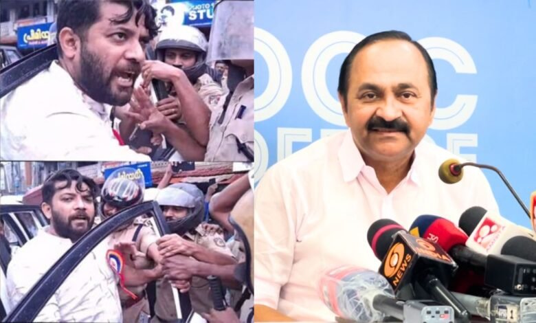 VD Satheesan warns CPM over Shafi Parambil protest